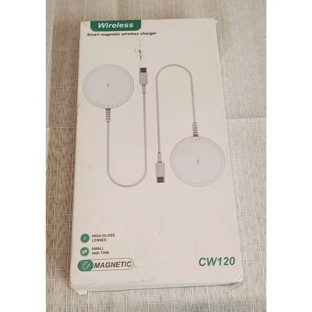 Wireless Magnetic Charger CW120 - White